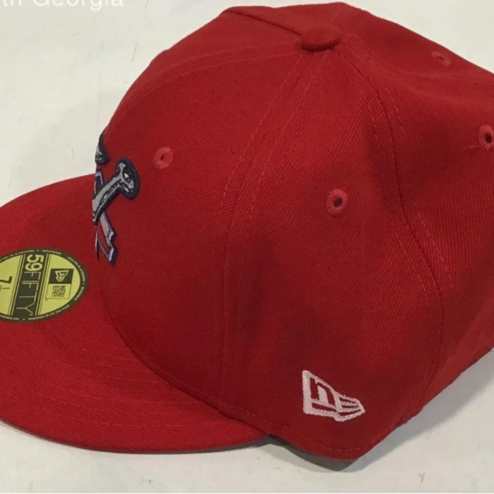 New Era Fitted Hat Corpus Christi Hooks MiLB Cap Texas fish hook size 7 1/2 New - Picture 4 of 6